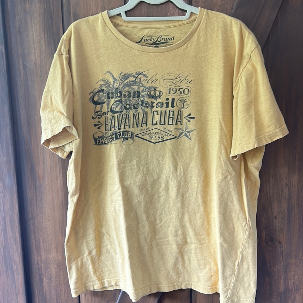 Vintage Lucky Brand Havana Cuba T size XL